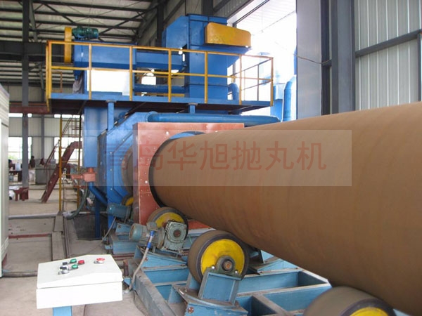 大型鋼管外壁除銹 大型鋼管外壁除銹