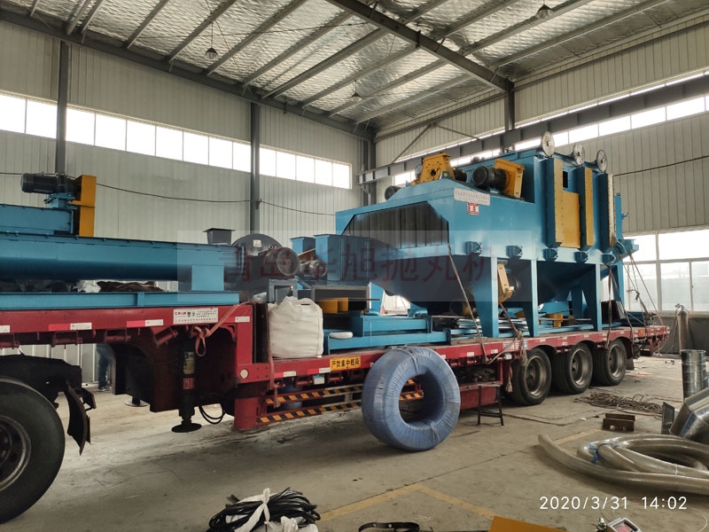 河北唐山QH6925輥道通過式拋丸機(jī)發(fā)貨