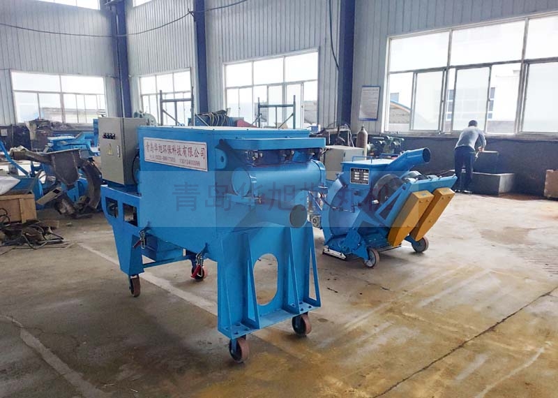 移動(dòng)式路面拋丸機(jī)調(diào)試完畢 移動(dòng)式路面拋丸機(jī)調(diào)試完畢