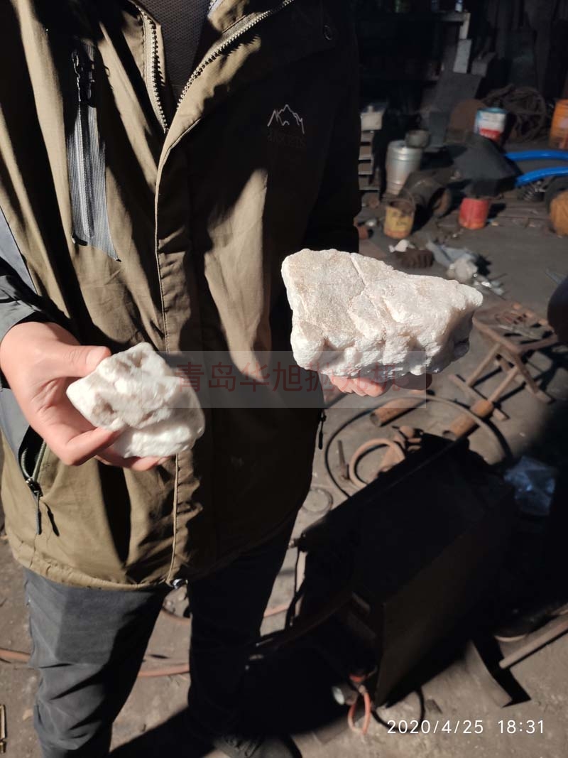 經(jīng)過拋丸機(jī)清理后石材的效果