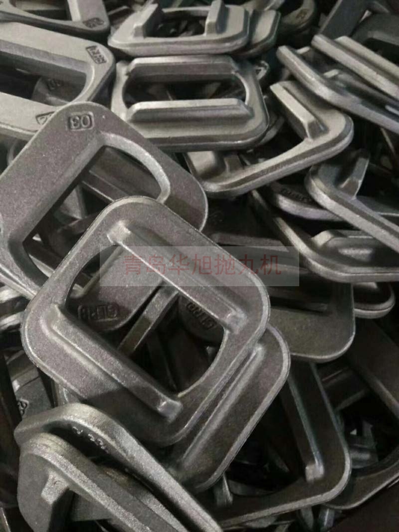 Q3220拋丸機清理工件的效果