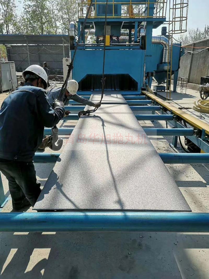 Q6925輥道通過式拋丸機清理鋼板 Q6925輥道通過式拋丸機清理鋼板