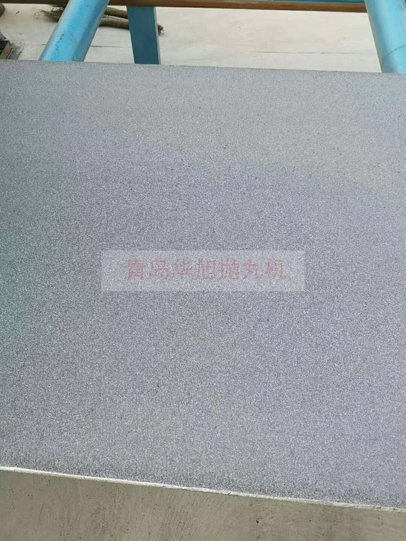 拋丸機清理鋼板后的效果 拋丸機清理鋼板后的效果